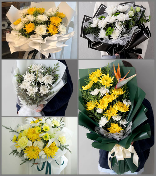 山东青岛黄岛区王台镇小屯村白事花束代送